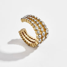 Load image into Gallery viewer, 2019 New Fashion Pearl Ear Cuff Bohemia Stackable C Shaped CZ Rhinestone Small Earcuffs Clip Earrings for Women Wedding Jewelry