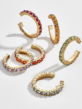 Load image into Gallery viewer, 2019 New Fashion Pearl Ear Cuff Bohemia Stackable C Shaped CZ Rhinestone Small Earcuffs Clip Earrings for Women Wedding Jewelry