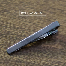 Load image into Gallery viewer, New Simple Fashion Style Tie Clip for Men Metal Silver Gold Tone Simple Bar Clasp Practical Necktie Clasp Tie Pin for Mens Gift
